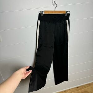 Black & White Stripe Trousers